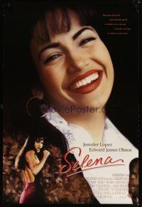 8s645 SELENA 1sh '97 sexy Jennifer Lopez as Latino singer Quintanilla!