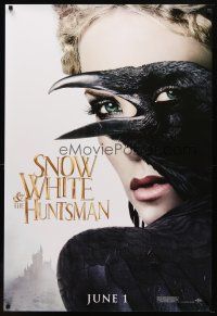 8s697 SNOW WHITE & THE HUNTSMAN teaser 1sh '12 cool image of sexy Charlize Theron!