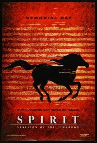 8s717 SPIRIT STALLION OF THE CIMARRON advance DS 1sh '02 Dreamworks Native American horse cartoon!
