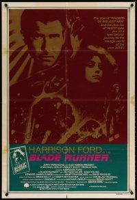 8t350 BLADE RUNNER Aust 1sh '82 Ridley Scott sci-fi classic, Harrison Ford, different art!