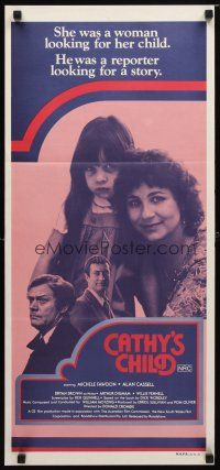 8t451 CATHY'S CHILD Aust daybill '79 Michele Fawdon, Alan Cassell, Bryan Brown!