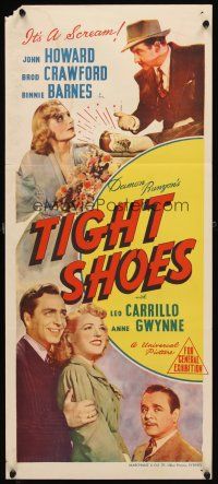 8t883 TIGHT SHOES Aust daybill '41 Binnie Barnes, from Damon Runyon story, different!