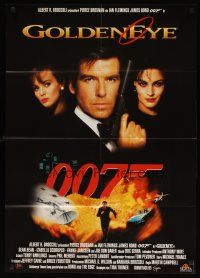 8t252 GOLDENEYE video German '95 Pierce Brosnan as Bond, Isabella Scorupco, sexy Famke Janssen!