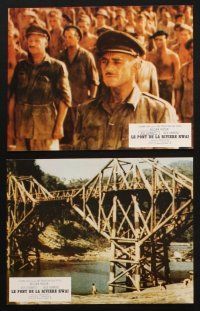 8t049 BRIDGE ON THE RIVER KWAI 8 French LCs R70s William Holden, Alec Guinness, David Lean classic!