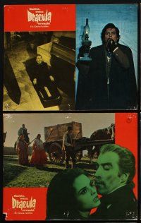 8t301 COUNT DRACULA 17 German LCs '70 Jesus Franco directed, Christoper Lee as vampire, Herbert Lom