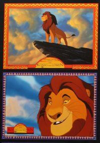 8t305 LION KING 16 German LCs '94 & R90s classic Disney cartoon set in Africa, different images!