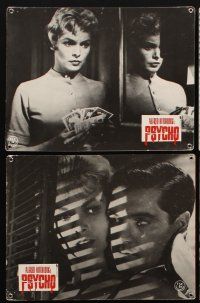 8t333 PSYCHO 8 German LCs R80s sexy Janet Leigh, Anthony Perkins, Alfred Hitchcock