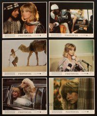 8w868 PROTOCOL 6 8x10 mini LCs '84 cool images of sexy Goldie Hawn, Chris Sarandon, Richard Romanus!