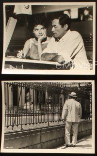8w437 CAPE FEAR 3 8x10 stills '62 Gregory Peck, Polly Bergen, classic film noir!