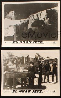 8w441 FISTS OF FURY 3 Colombian 8x10 stills '73 great images of kung fu master Bruce Lee!