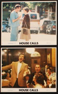 8w931 HOUSE CALLS 4 8x10 mini LCs '78 Walter Matthau, Glenda Jackson, Art Carney, a funny love story