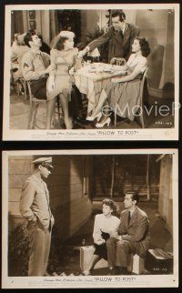 8w460 PILLOW TO POST 3 8x10 stills '45 William Prince, Ida Lupino, World War II comedy!