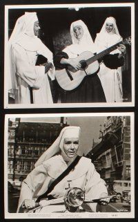 8w264 SINGING NUN 7 8x10 stills '66 Debbie Reynolds wearing habit with guitar & on Vespa!