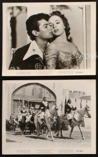 8w465 SON OF ALI BABA 3 8x10 stills '52 Tony Curtis, Piper Laurie, Arabian Nights!