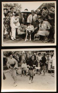 8w310 TEAHOUSE OF THE AUGUST MOON 6 8x10 stills '56 Asian Marlon Brando, Glenn Ford & Machiko Kyo!
