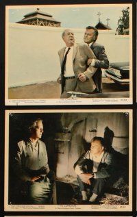 8w540 COMEDIANS 9 color 8x10 stills '68 Richard Burton, Elizabeth Taylor, Alec Guinness & Ustinov
