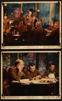 8w972 COURT-MARTIAL OF BILLY MITCHELL 3 color 8x10 stills '56 Montgomery, Ralph Bellamy, Gary Cooper