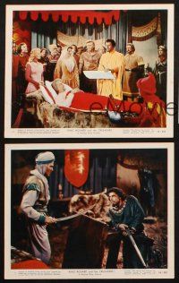 8w977 KING RICHARD & THE CRUSADERS 3 color 8x10 stills '54 Rex Harrison, Virginia Mayo, Sanders!