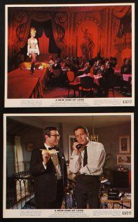 8w508 NEW KIND OF LOVE 12 color 8x10 stills '63 Paul Newman loves Joanne Woodward, Eva Gabor!