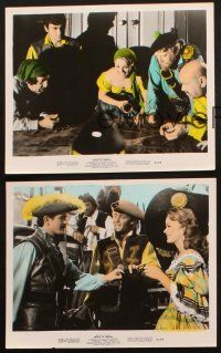 8w981 PIRATES OF TORTUGA 3 color 8x10 stills '61 theirs was the name feared above all others!