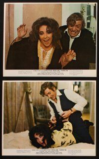 8w539 X Y & ZEE 10 color 8x10 stills '71 Elizabeth Taylor, Michael Caine, Susannah York!