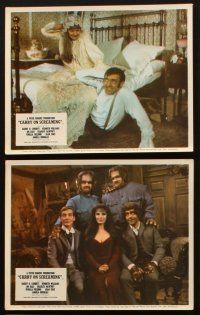 8w843 CARRY ON SCREAMING 6 color English FOH LCs '66 English horror comedy, Harry H. Corbett!