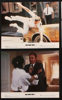 8w701 NO WAY OUT 8 color English FOH LCs '87 Kevin Costner, Sean Young, Gene Hackman