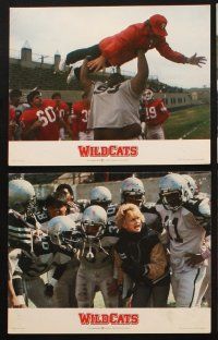 8w797 WILDCATS 8 color English FOH LCs '85 Goldie Hawn, James Keach, Wesley Snipes, football!