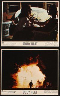 8w806 BODY HEAT 7 8x10 mini LCs '81 sexy Kathleen Turner, William Hurt!, Richard Crenna, Ted Danson