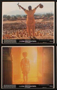 8w584 CLOSE ENCOUNTERS OF THE THIRD KIND 8 8x10 mini LCs '77 Steven Spielberg, Dreyfuss, Truffaut!