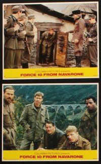 8w614 FORCE 10 FROM NAVARONE 8 8x10 mini LCs '78 Robert Shaw & Harrison Ford in WWII action!