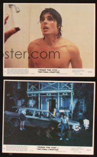 8w618 FRIDAY THE 13th - THE FINAL CHAPTER 8 8x10 mini LCs '84 slasher sequel, young Corey Feldman!