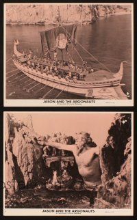 8w855 JASON & THE ARGONAUTS 6 8x10 mini LCs R74 great special fx scenes by Ray Harryhausen!