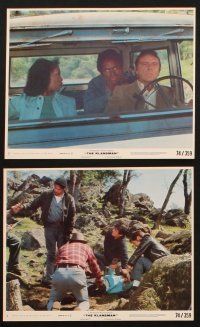 8w856 KLANSMAN 6 8x10 mini LCs '74 Lee Marvin, Richard Burton, O.J. Simpson in Bronco!
