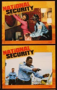 8w667 NATIONAL SECURITY 8 8x10 mini LCs '03 wacky Martin Lawrence, Steve Zahn, they look like cops!