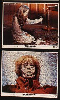 8w670 NECROMANCY 8 8x10 mini LCs '72 Orson Welles, Pamela Franklin, wild occult horror images!