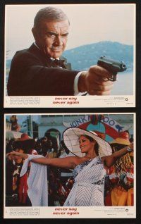 8w676 NEVER SAY NEVER AGAIN 8 8x10 mini LCs '83 great images of of Sean Connery as James Bond 007!