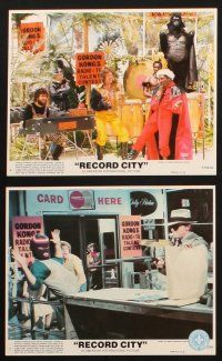 8w738 RECORD CITY 8 8x10 mini LCs '77 Rick Dees, Kinky Friedman, great rock 'n' roll images!