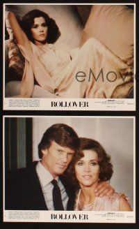 8w744 ROLLOVER 8 8x10 mini LCs '81 great images of gorgeous Jane Fonda & Kris Kristofferson