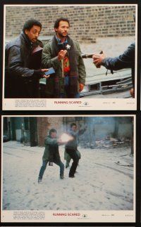 8w747 RUNNING SCARED 8 8x10 mini LCs '86 Gregory Hines & Billy Crystal are Chicago's finest!