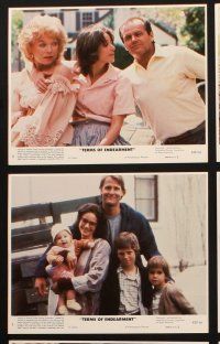 8w772 TERMS OF ENDEARMENT 8 8x10 mini LCs '83 Debra Winger, Jack Nicholson, MacLaine, Jeff Daniels!