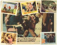 8x050 LOT OF 6 LOBBY CARDS '40s-60s Kirk Douglas, Alec Guinness & more!