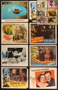 8x053 LOT OF 13 INCOMPLETE LOBBY CARD SETS '50s-70s Captain Nemo,Crack in the World,Project X & more
