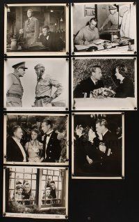 8x188 LOT OF 7 GARY COOPER 8x10 STILLS '40s-70s great close images in military uniform!