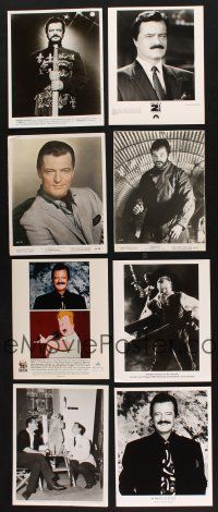 8x117 LOT OF 70 ROBERT GOULET PUBLICITY, TV, & MOVIE STILLS '70s-90s portraits of the famous singer!