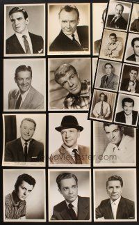 8x147 LOT OF 20 8x10 PORTRAIT STILLS OF MALE STARS '40s-50s great portraits in suit & tie!