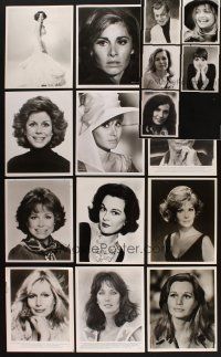 8x150 LOT OF 17 8x10 MOVIE & TV PORTRAIT STILLS OF FEMALE STARS '70s-90s sexy actresses + Cotten!