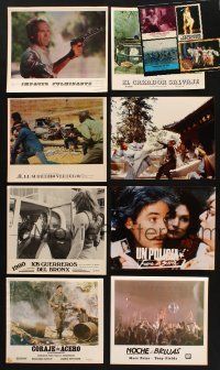 8x222 LOT OF 66 SOUTH AMERICAN COLOR AND B&W 8x10 STILLS '78 - '86