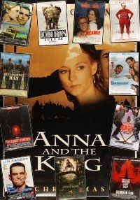 8x251 LOT OF 12 UNFOLDED DOUBLE-SIDED BUS STOP POSTERS '90s Anna and the King, Jungle Book & more