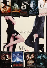 8x288 LOT OF 36 UNFOLDED DOUBLE-SIDED ONE-SHEETS '98 - '06 Mr. & Mrs. Smith, Catwoman +more!
